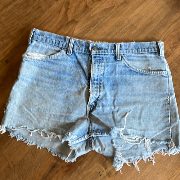 Levi's Other - Vintage Levi’s Orange Tab 4 Pocket Jean Cutoff Shorts. Size 36, 3” Inseam.